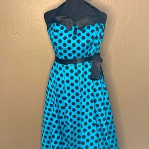 DressyStar Polka Dot Sleeveless Dress
